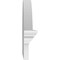 Ekena Millwork Segment Arch 4 Spoke Architectural Grade PVC Combination Pediment, 24"W x 12-7/8"H x 2-3/4"P PEDPC024X130SEG04 - alternate 6